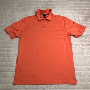 Nike Golf Peach Polo Dri Fit Short Sleeve Shirt Men’s Size Medium Big Logo